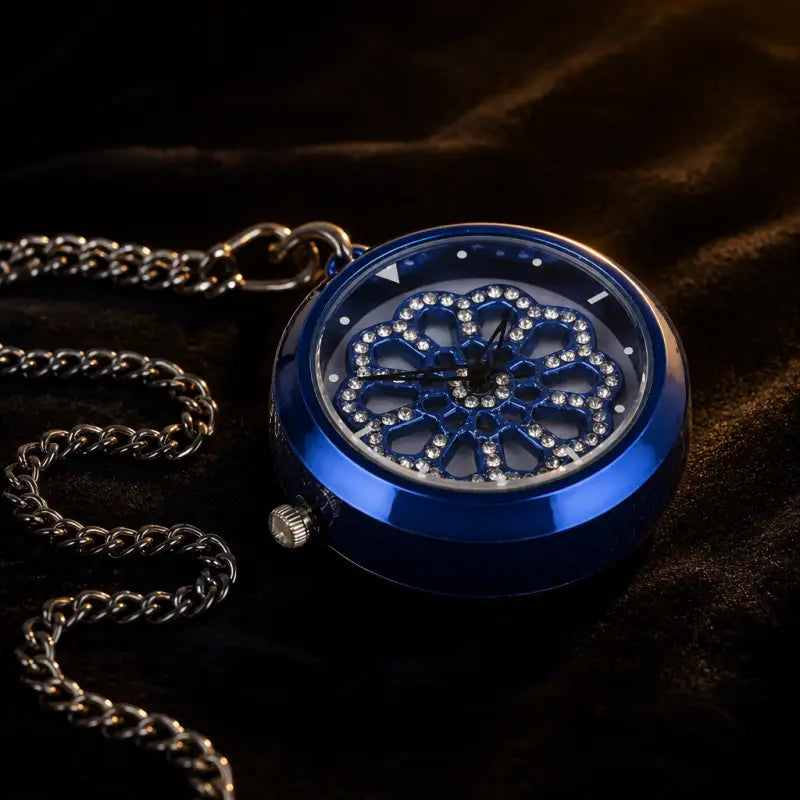 Quartz zakhorloge met bloemhanger voor dames - Univers Gousset