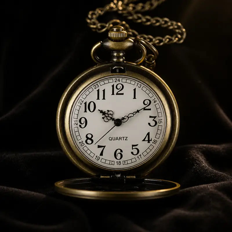 Vintage zakhorloge met bloemenhanger voor dames - Univers Gousset