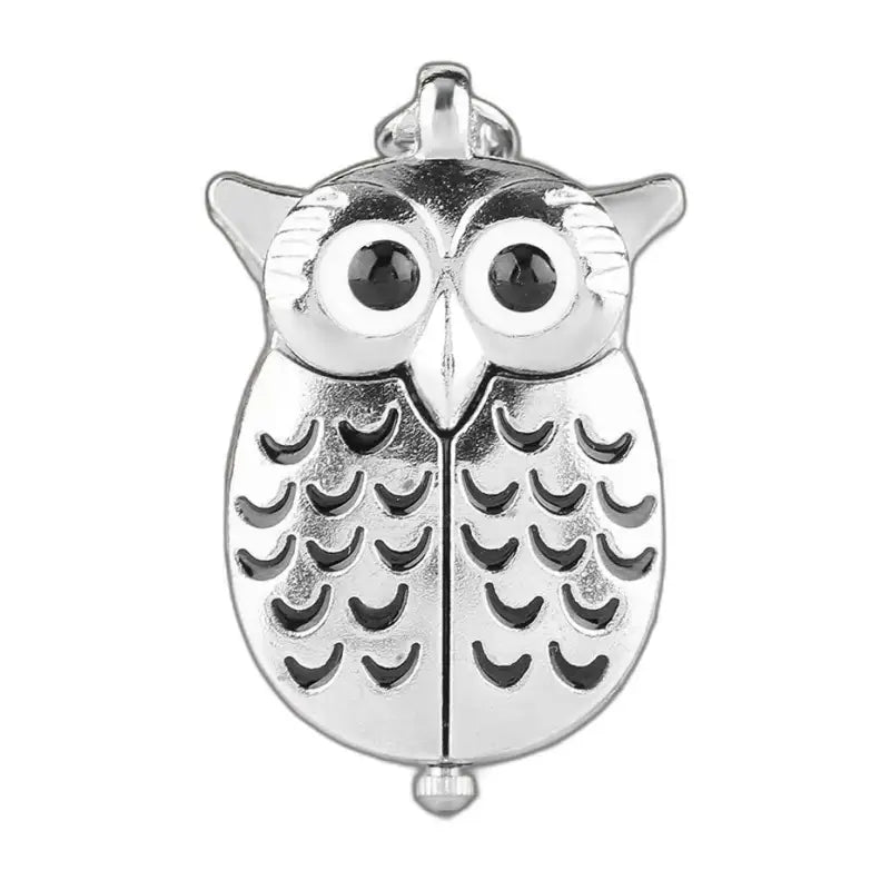 Zilveren uil hanger voor horloge Elegante en unieke Vintage Uil hanger
