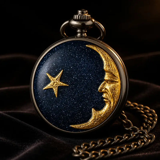 Hunter quartz hangend zakhorloge - Univers Gousset