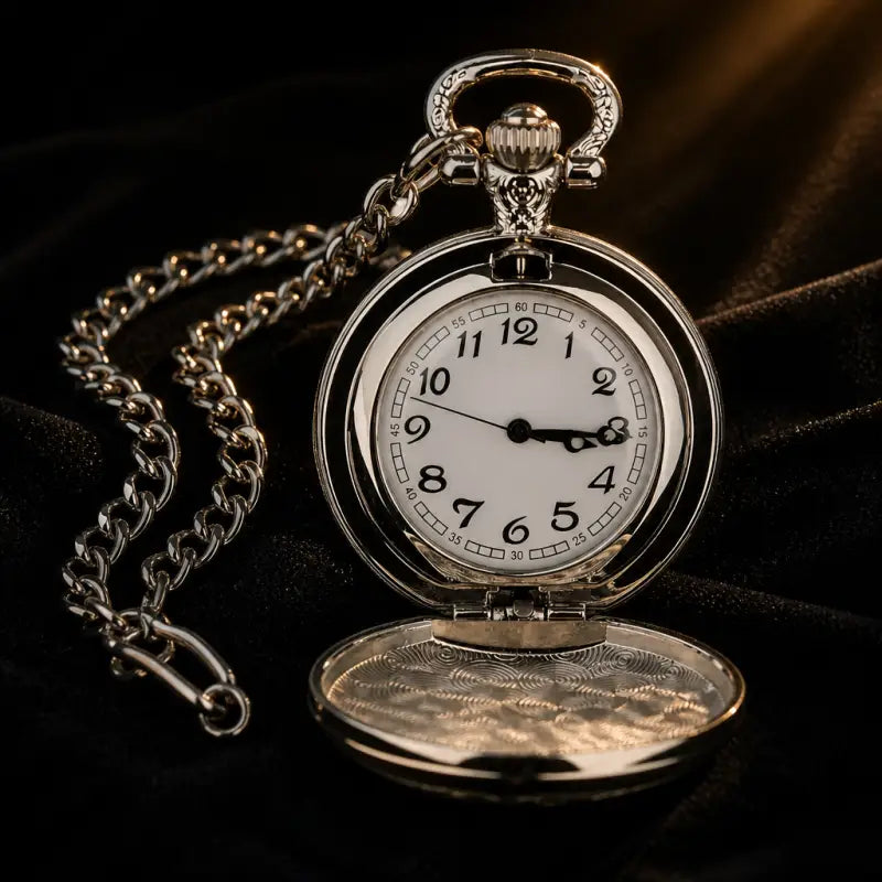 Dameszakhorloge met parelrozet en hanger - Univers Gousset