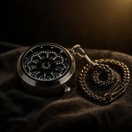 Chique dameszakhorloge met bloemenhanger - Univers Gousset