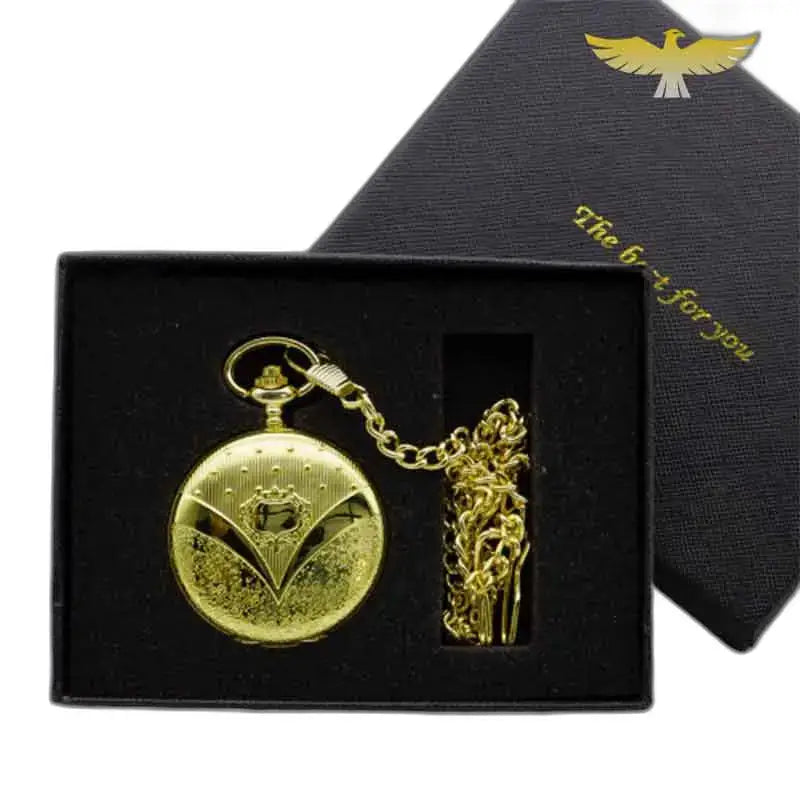 Montre Poche à Gousset Femme Nymphe Luxe, élégant gousset femme nymphe en or