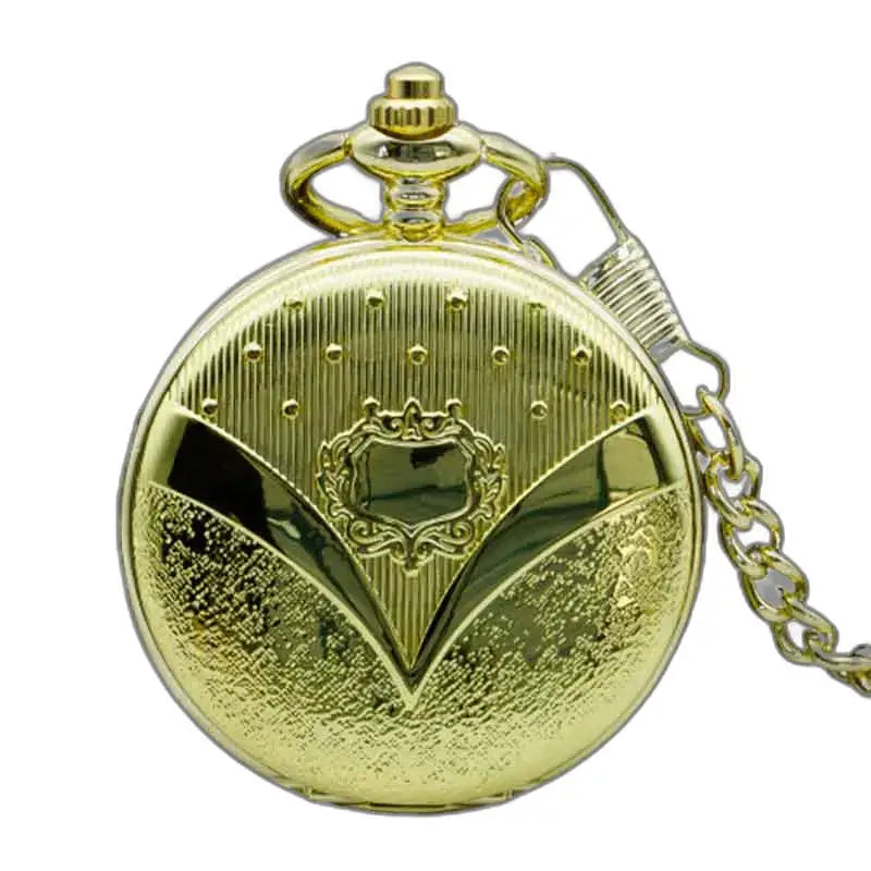 Nymphe Luxe Dames Zakhorloge, gouden horloge met elegante ketting