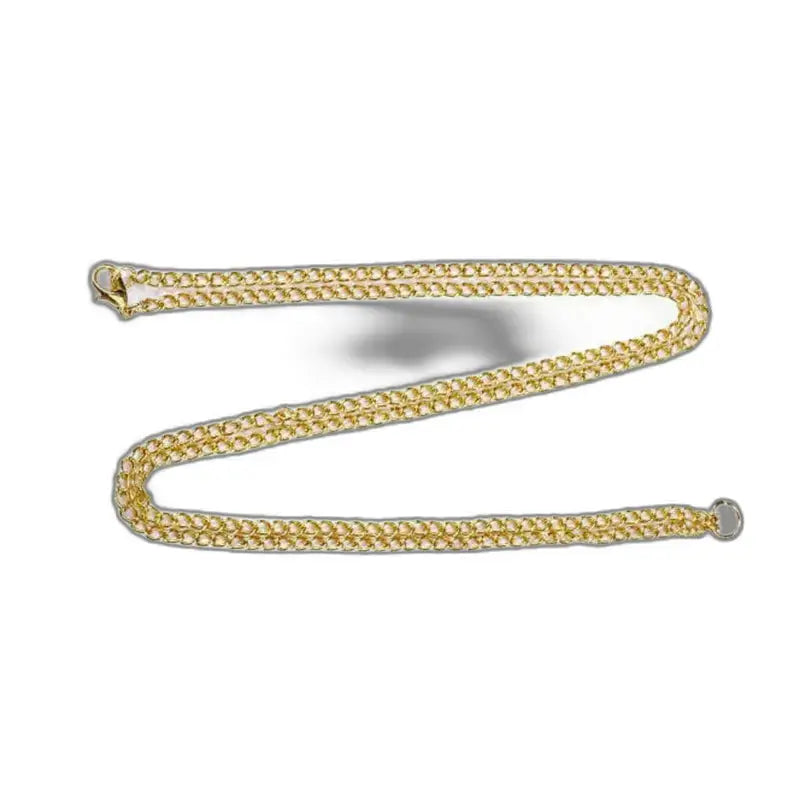Gouden ketting met gouden diamanten uil quartz zakhorloge