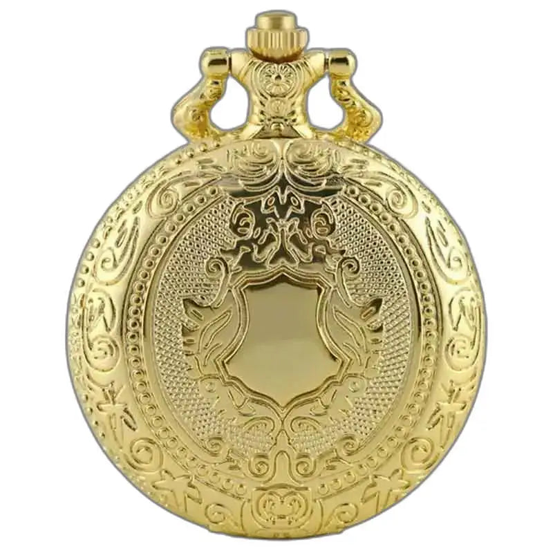 Gouden zakhorloge versierd met luxe gouden jaspis voor tijdloze elegantie